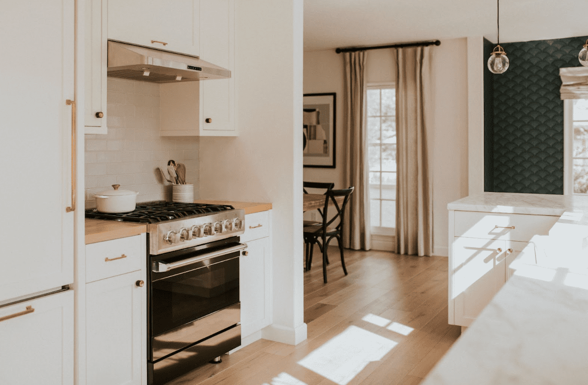 Beautiful clean kitchen in home